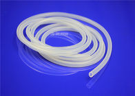Flexible Silicone Tubing Chemical Resistance , Transparent White Soft Silicone Tubing